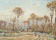 The Road to Versailles Camille Pissarro